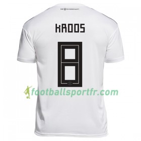 Tenue Allemagne Kroos 8 Domicile Coupe du monde 2018 Maillot de Foot